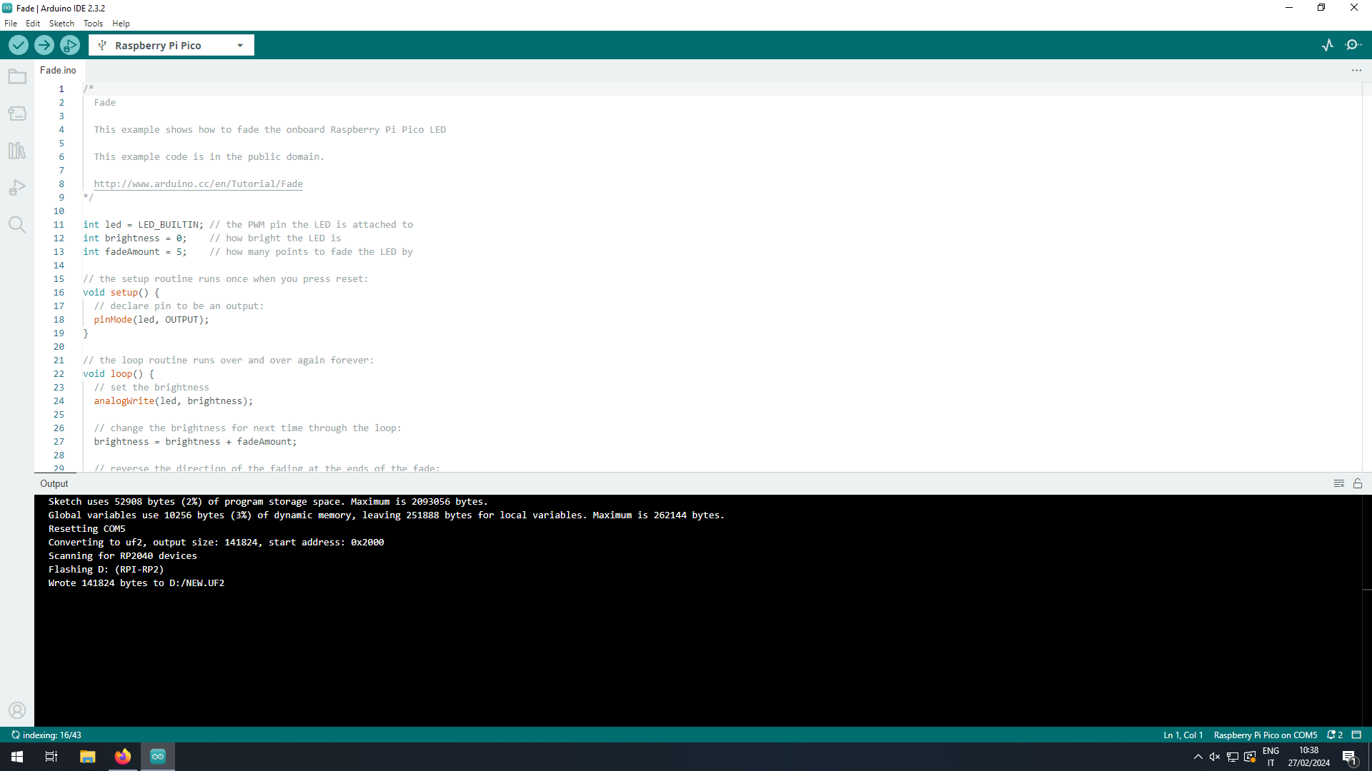 Programming Pico - step 6