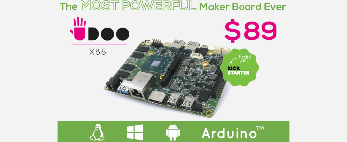 UDOO X86: The Most Powerful Maker Board Ever!