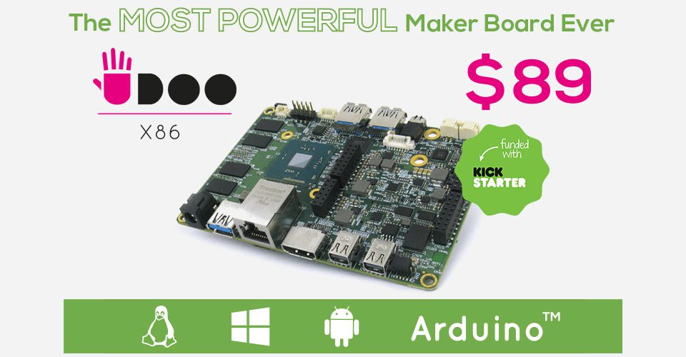 UDOO X86: The Most Powerful Maker Board Ever!