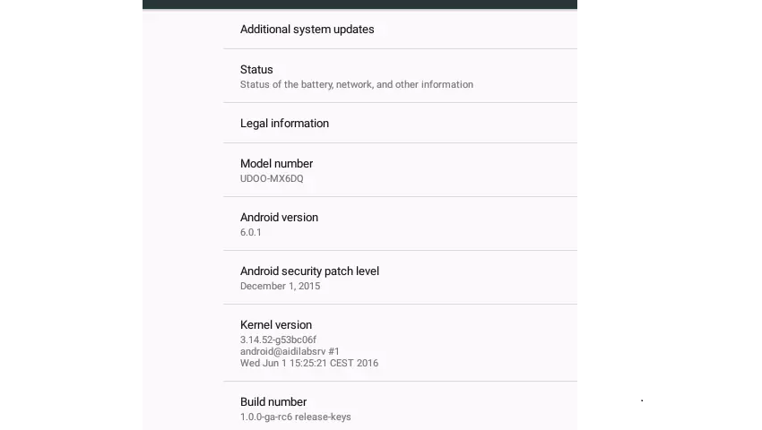 Android 6 on UDOO DUAL / QUAD