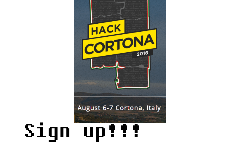 HackCortona 2016