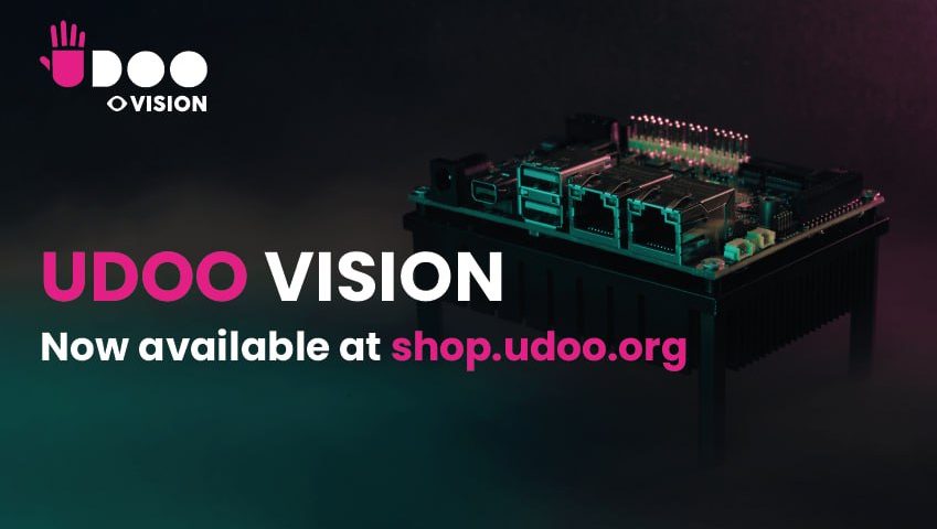 The UDOO VISION is now available on our shop!
